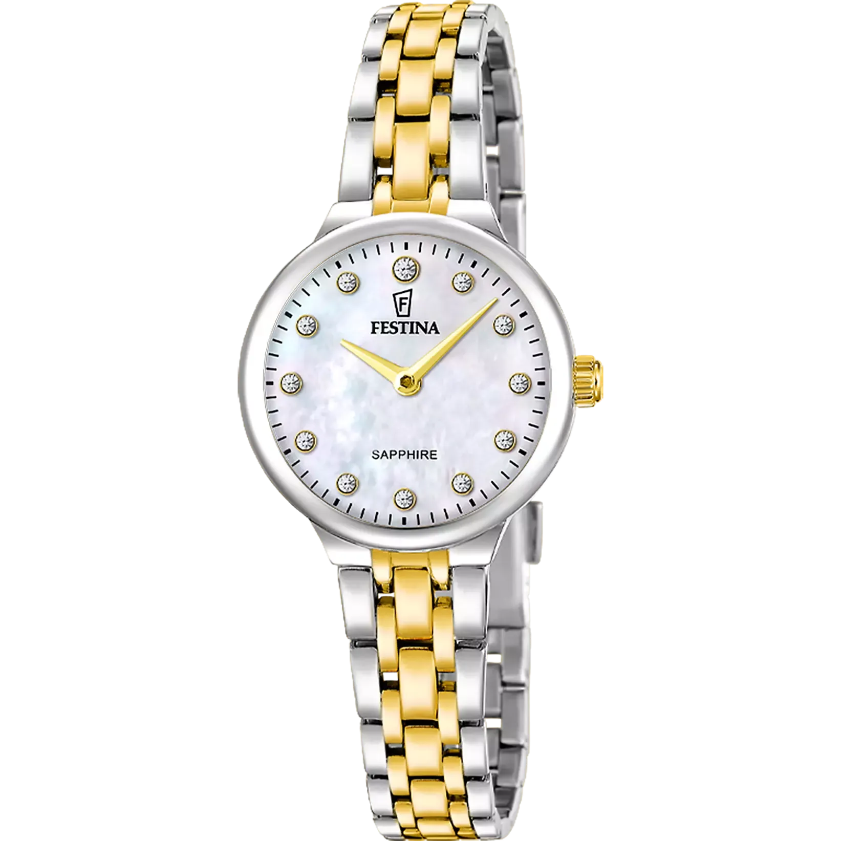 OROLOGIO FESTINA MADEMOISELLE F20792/1 BEIGE CINGHIA ACCIAIO INOSSIDABILE, DONNA