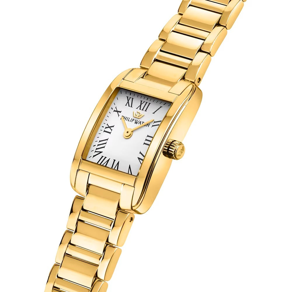 Orologio Donna Philip Watch Museum Solo Tempo in Acciaio Oro Swiss Made R8253225504