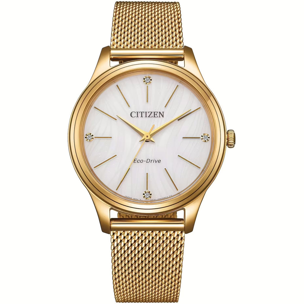 Orologio Donna Citizen OF Collection Eco-Drive in Acciaio Laminato - EM1222-87A