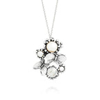 Pendente Spring in Argento e Perle
