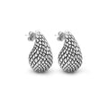 Orecchini Goccia Serpente in Argento 925