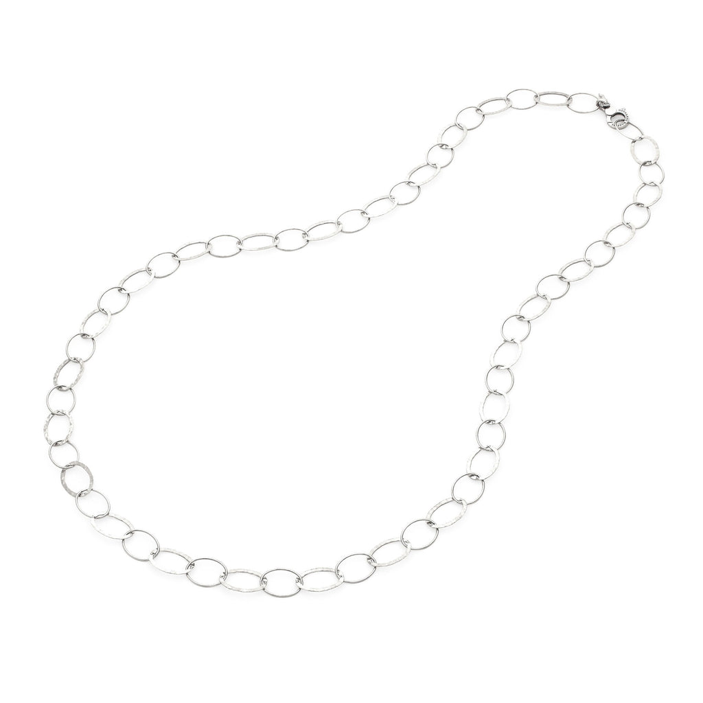 Collana Giovanni Raspini Maglia Alternata in Argento 925