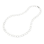 Collana Giovanni Raspini Maglia Alternata in Argento 925