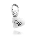Charm Cuore TVB in Argento