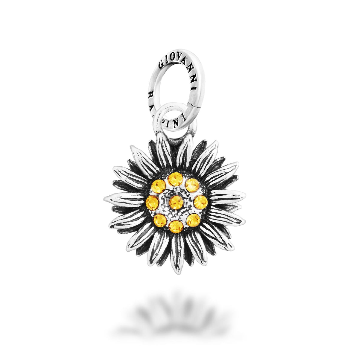 Charm Margherita Crystal Argento
