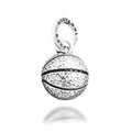 Charm Palla Basket Piccola Argento