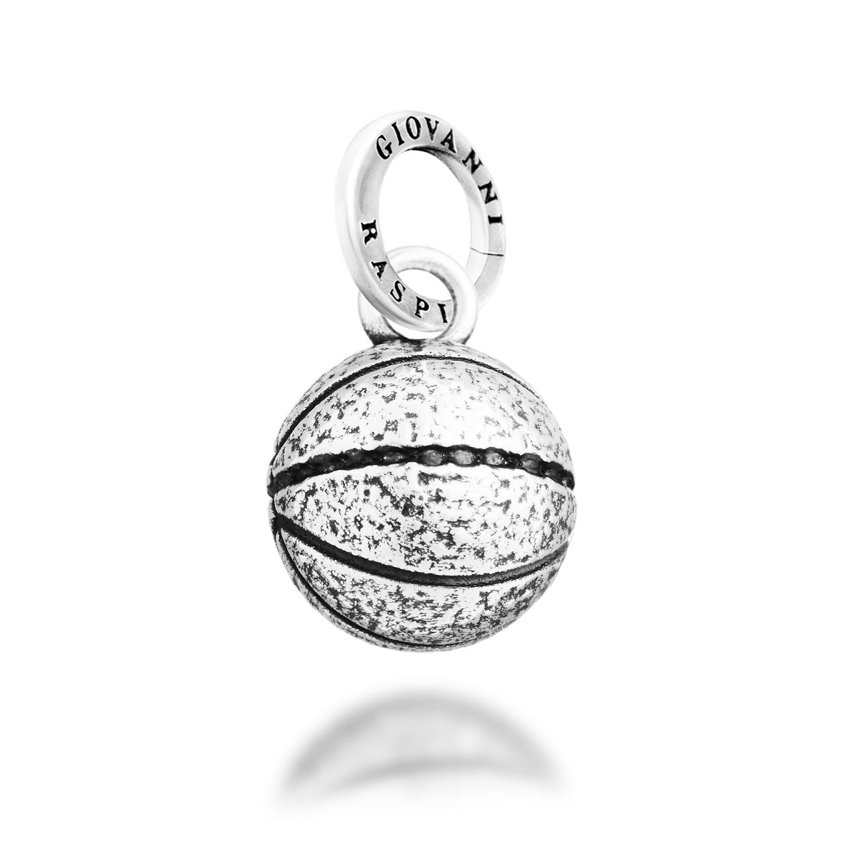 Charm Palla Basket Piccola Argento