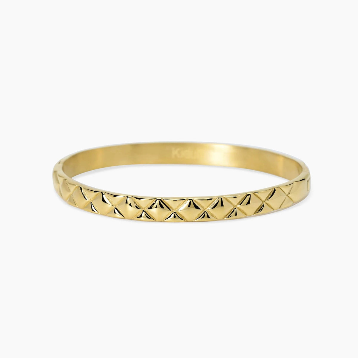 Kidult Bangle Style 75 Matelassé Dorato