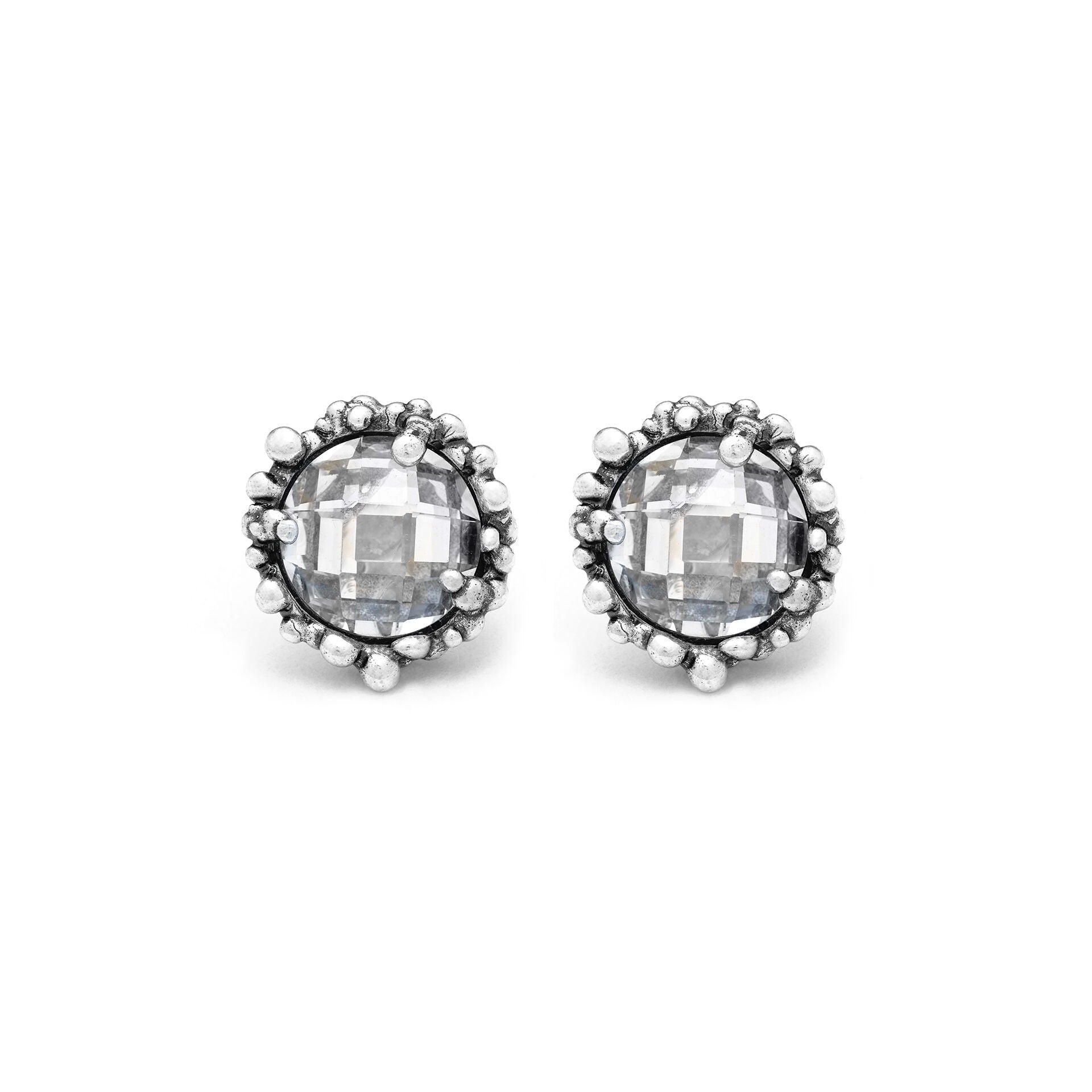 Orecchini Shine Grandi in Argento e Zirconi
