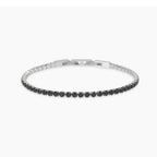 Bracciale Tennis Style 12 Cristalli Neri
