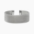 Bracciale Cuff Kidult Style 61 Maglia Mesh in Acciaio