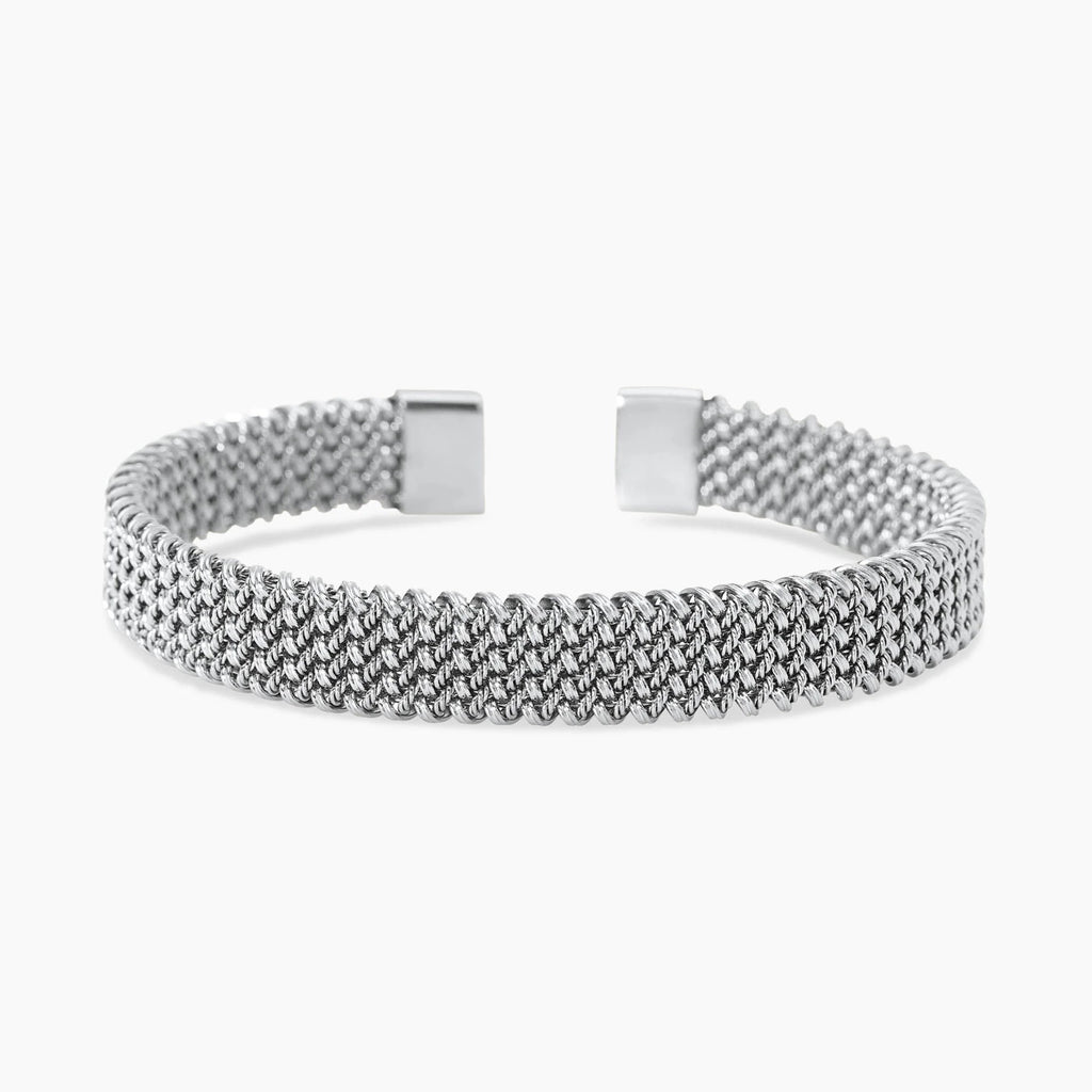 Kidult Bracciale Cuff Style 61 Maglia Mesh Acciaio