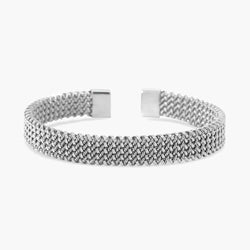 Kidult Bracciale Cuff Style 61 Maglia Mesh Acciaio