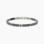 Bracciale Uomo Ceramica Nera
