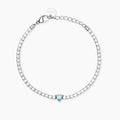 Bracciale Tennis Cuore Azzurro