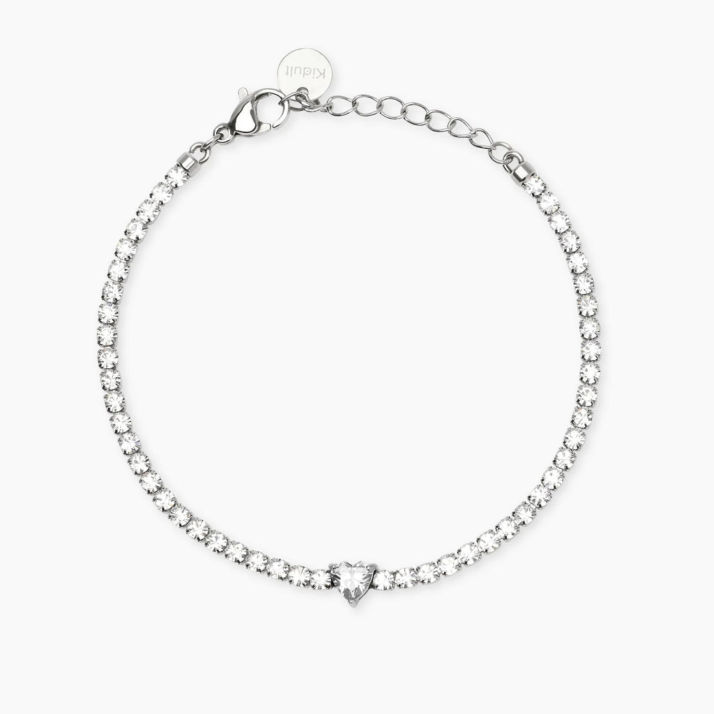 Bracciale Tennis Cuore Zircone