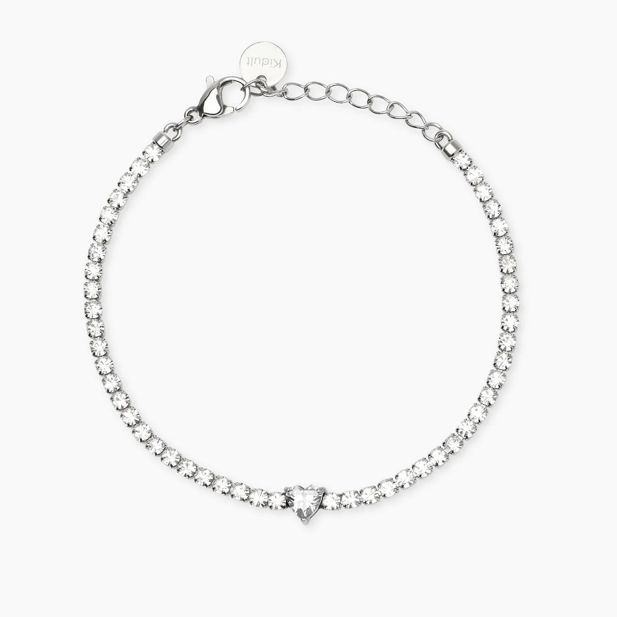 Bracciale Tennis Cuore Zircone