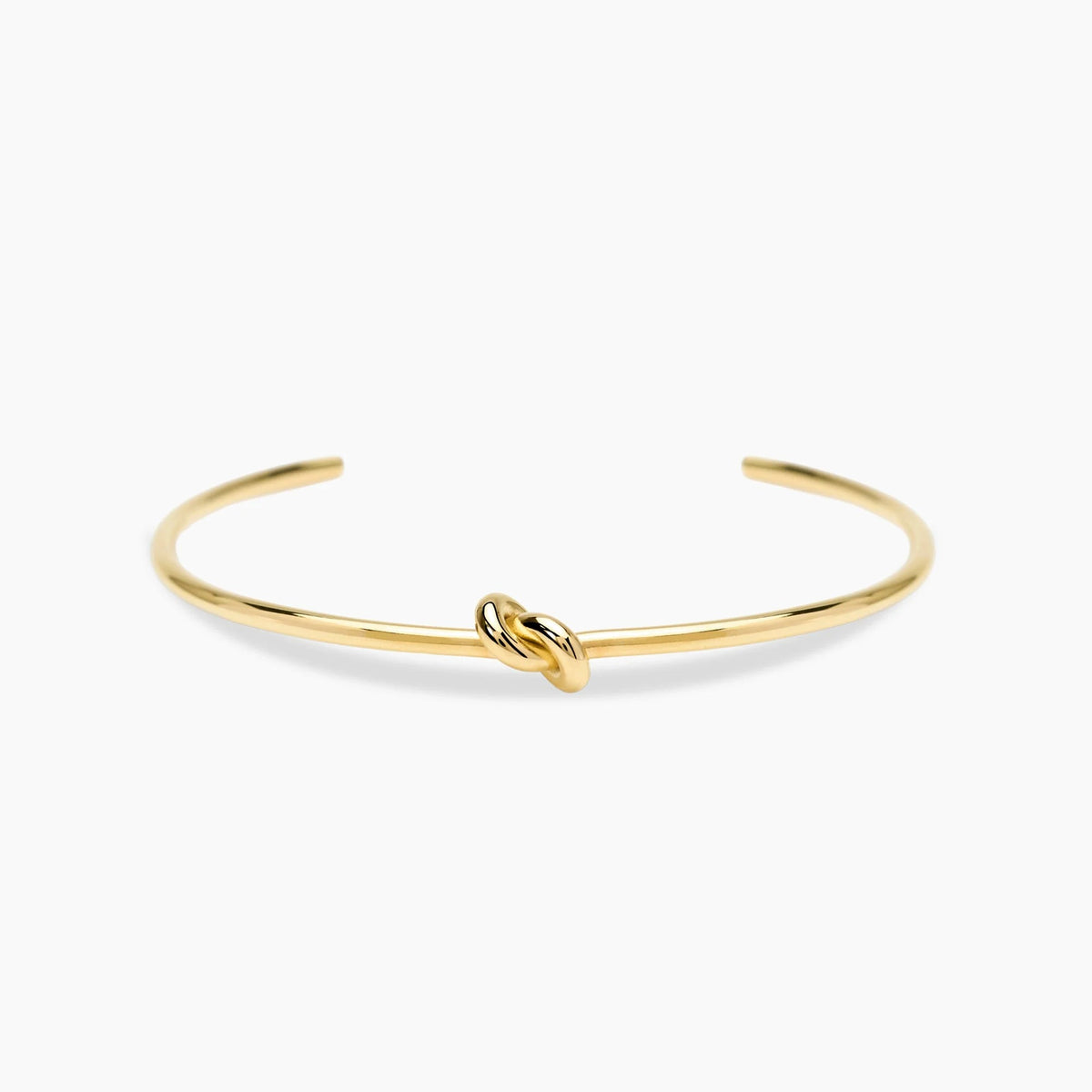 Bracciale Bangle Nodo Acciaio Dorato