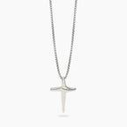 Collana Uomo Croce Acciaio Style