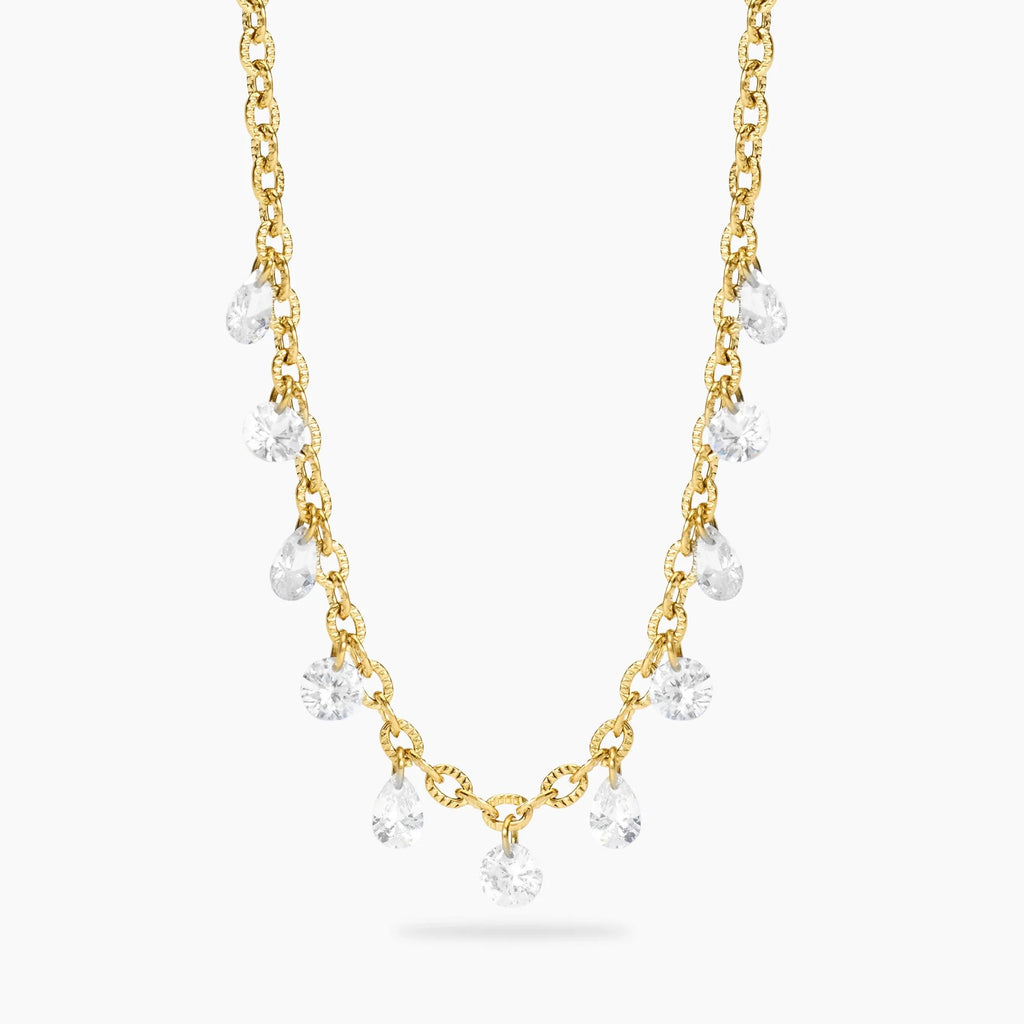 Collana Girocollo Dorata Glass