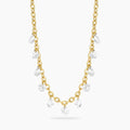 Collana Girocollo Dorata Glass