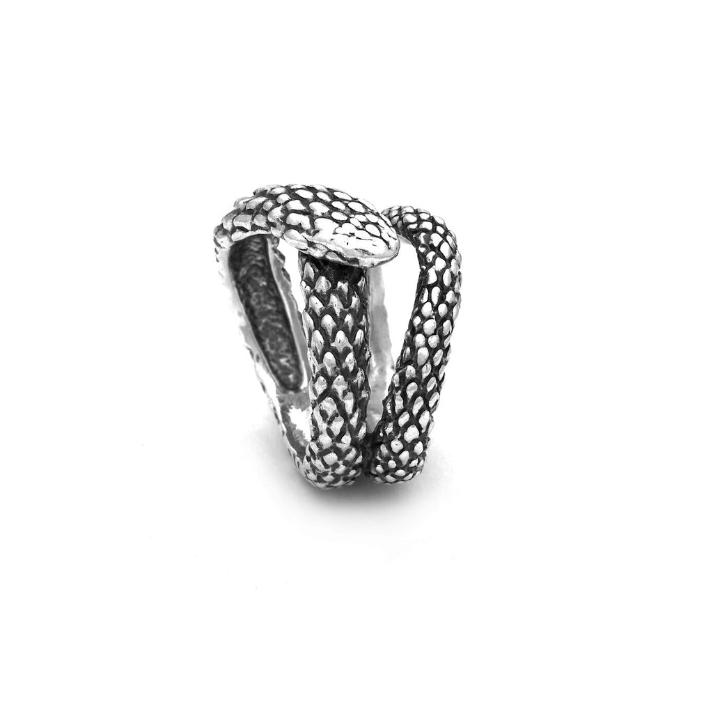 Anello Serpente Grande in Argento 925