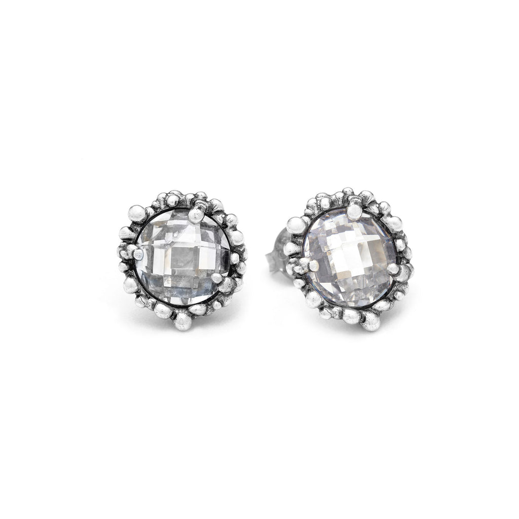 Orecchini Shine Grandi in Argento e Zirconi