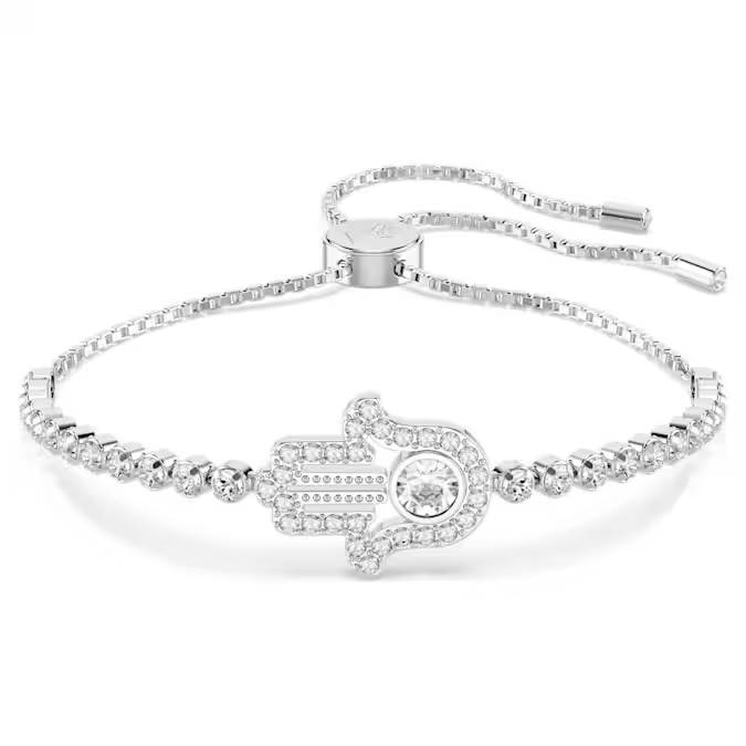 Swarovski Bracciale Matrix Mano Placcato Rodio