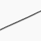 Bracciale Tennis Style 12 Cristalli Neri