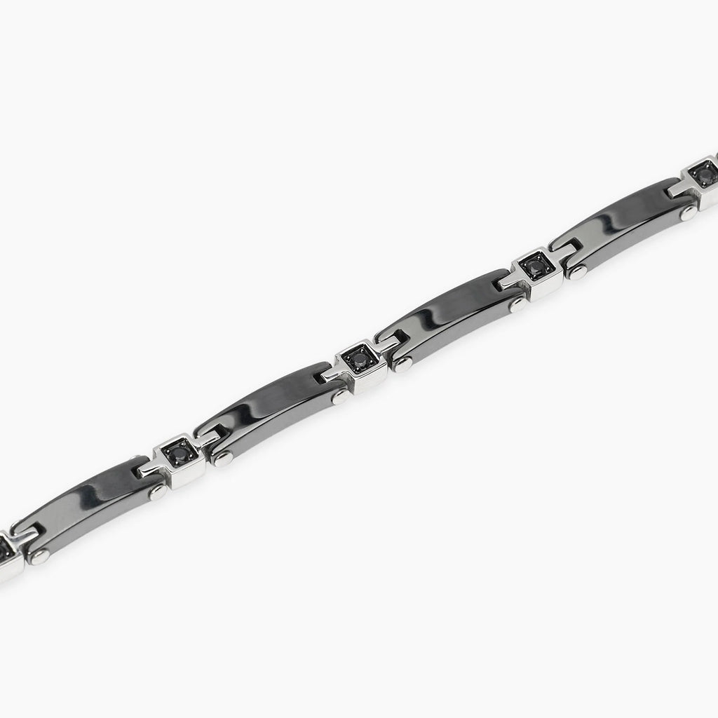 Bracciale Uomo Ceramica Nera