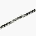 Bracciale Ceramica Nera e Piastra