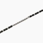 Bracciale Acciaio e Agata Style 68