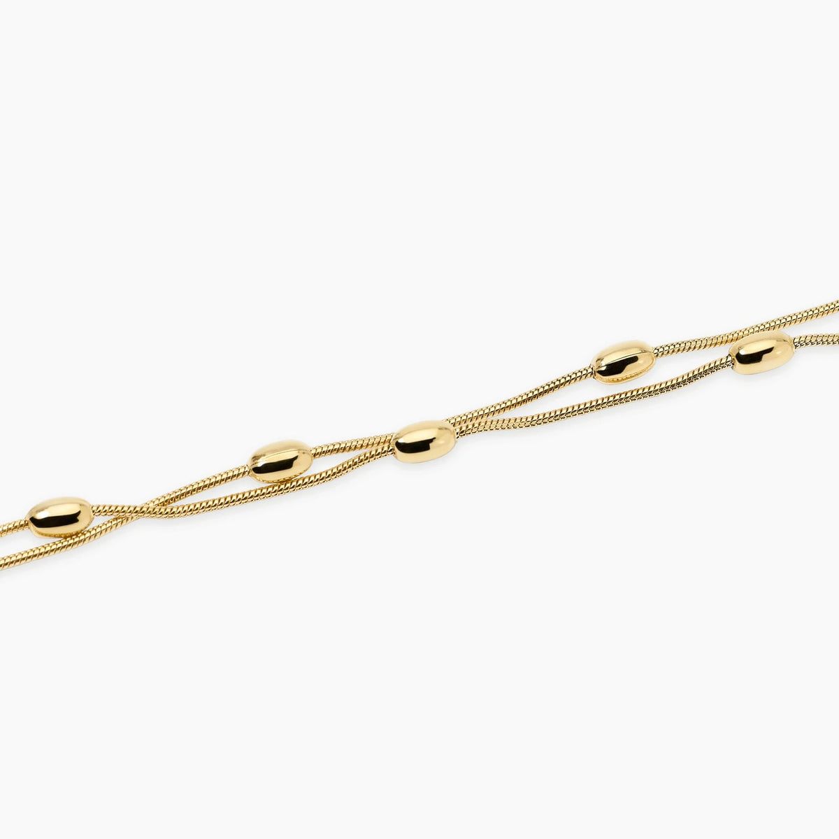 Bracciale Bangle Nodo Acciaio Dorato