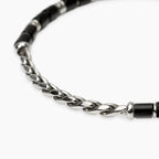 Bracciale Acciaio e Agata Style 68