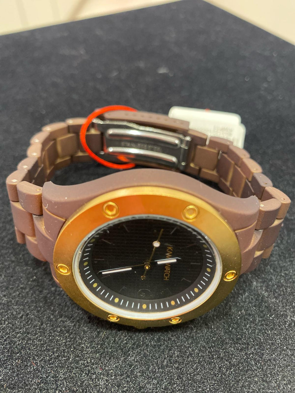 Kamawatch orologio marrone/oro UNISEX - OROLOGIO