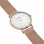 La Bohème Mesh White, Rose Gold Colour