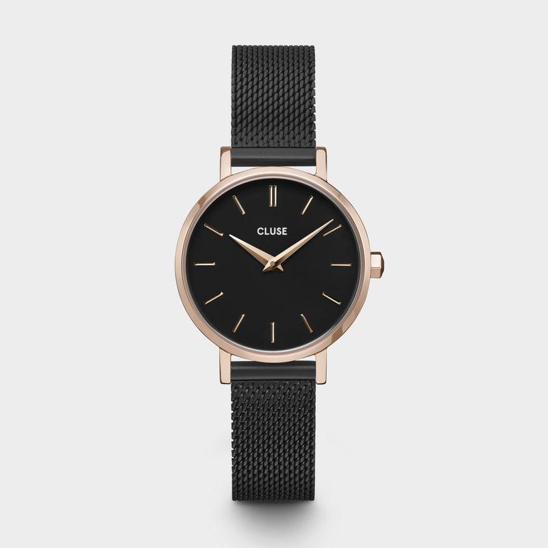 La Bohème Petite Mesh Black, Rose Gold Colour