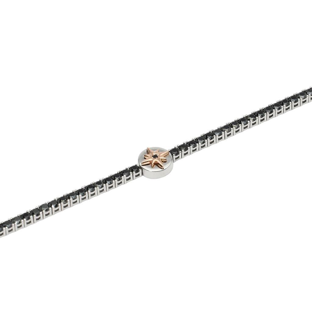 Mabina Bracciale Uomo Tennis con Rosa dei Venti