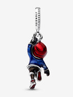 Marvel Spider-Man Pendente Miles Morales Argento Sterling 925 - CHARM