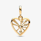 Medallion Heart & Rays Pandora ME