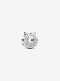 Mini Charm Ferro di cavallo effetto diamantato Argento Sterling 925 - CHARM