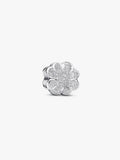 Mini Charm Quadrifoglio effetto diamantato Argento Sterling 925 - CHARM