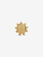 Mini Charm Sole effetto diamantato Placcatura in Oro 14k - CHARM