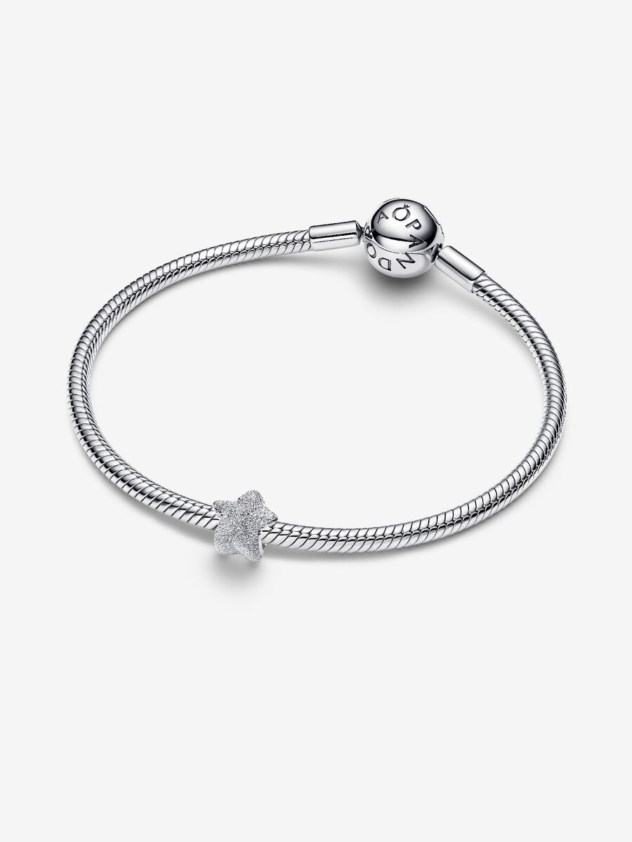 Mini Charm Stella effetto diamantato Argento Sterling 925 - CHARM