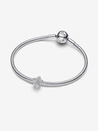 Mini Charm Stella effetto diamantato Argento Sterling 925 - CHARM