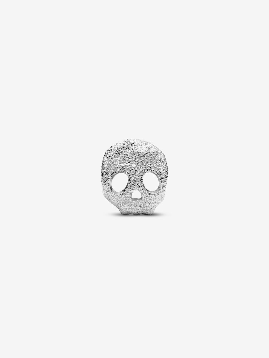 Mini Charm Teschio effetto diamantato Argento Sterling 925 - CHARM