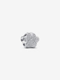 Mini Charm Zampa effetto diamantato Argento Sterling 925 - CHARM