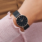 Minuit Mesh Black, Rose Gold Colour