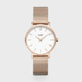 Minuit Mesh White, Rose Gold Colour