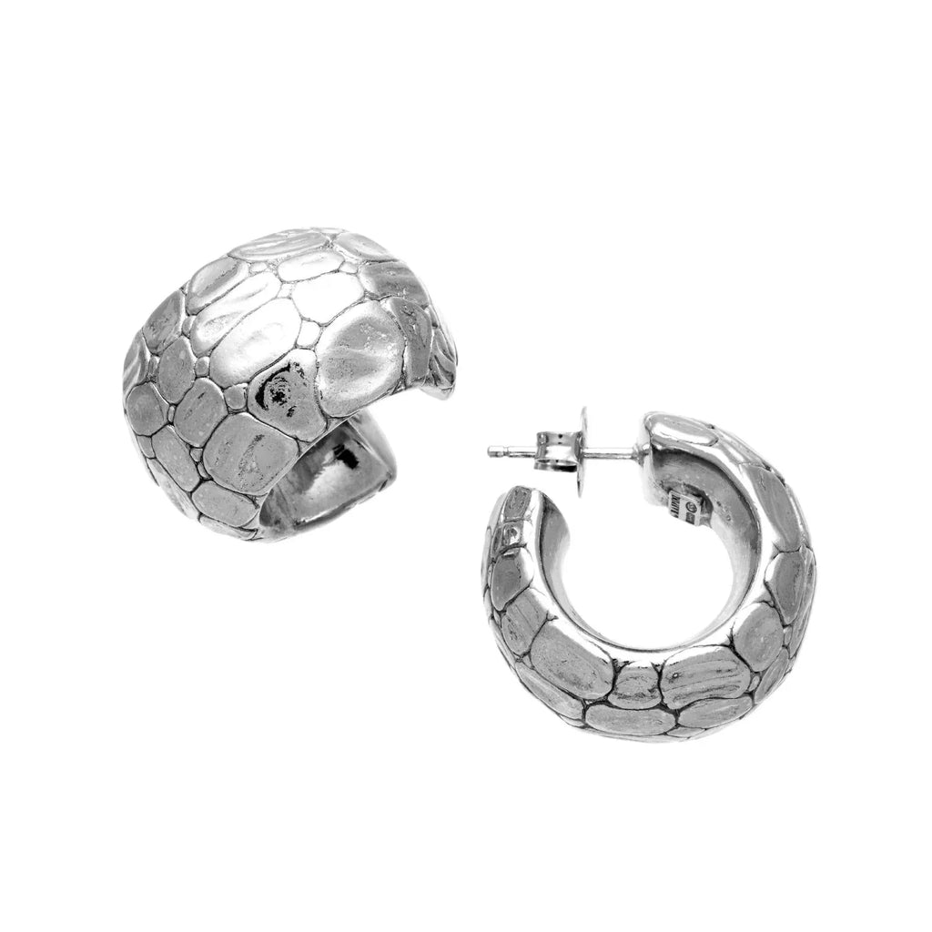 Orecchini a Cerchio ’Crocodile’ - ORECCHINI